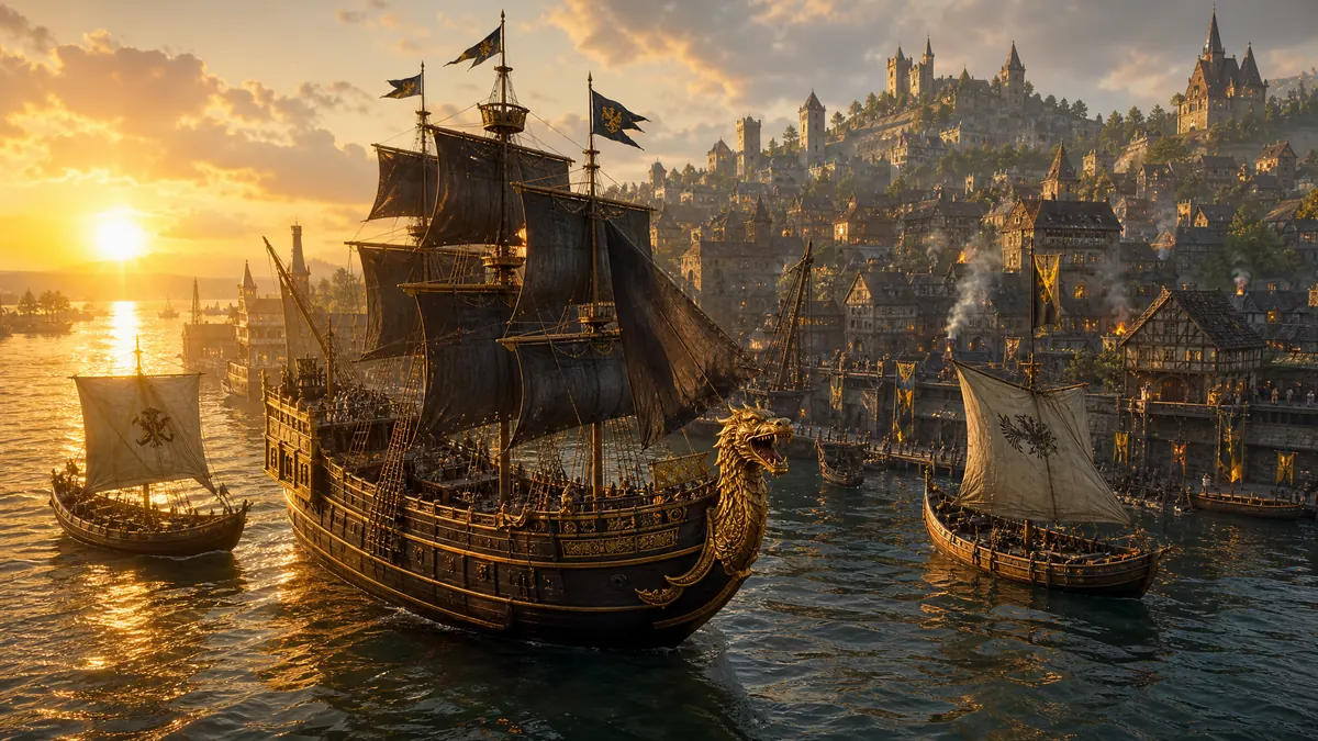 Sea of Conquest: the strategy game where your base has a rudder
